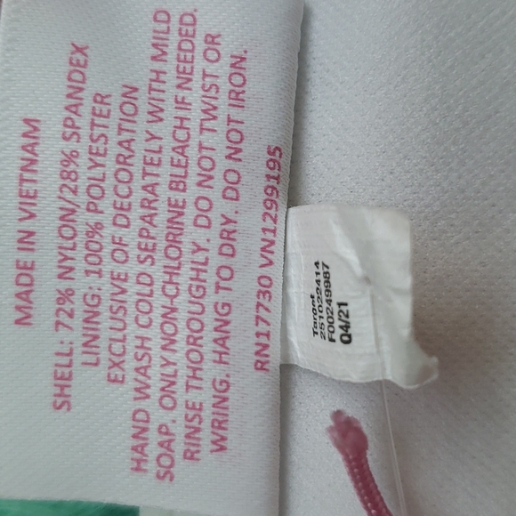 NWT Stoney Clover mid-rise cheeky white swimsuit bottom 2X - Picture 6 of 6